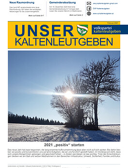 Unser Kaltenleutgeben Februar 2021