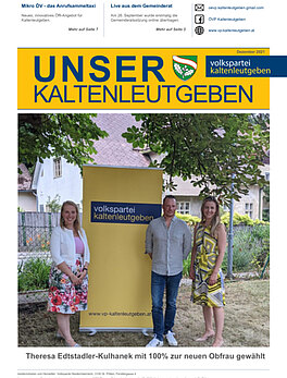 Unser Kaltenleutgeben Dezember 2021